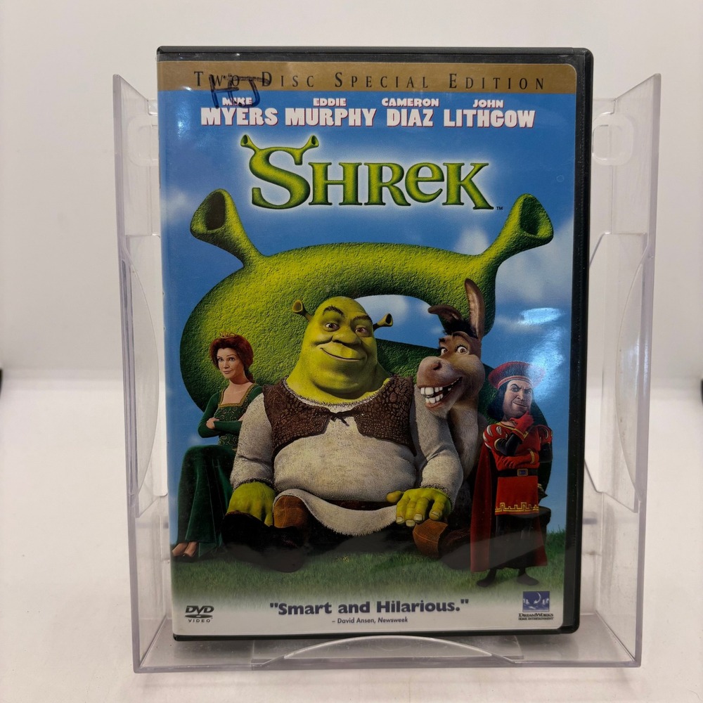 Shrek DVD Two-Disc Special Edition DreamWorks Animated Movie 2001 89012